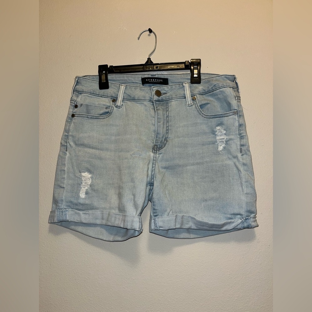 Light Denim Shorts